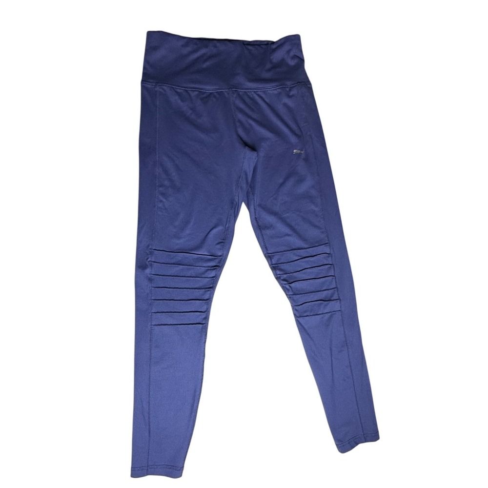 Puma Moto Leggings Activewear Athletic Workout Training Navy Blue‎